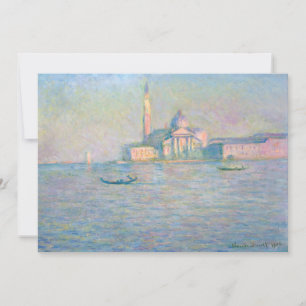 Carte De Remerciements Claude Monet - Eglise de San Giorgio Maggiore