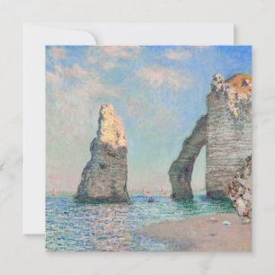 Carte De Remerciements Claude Monet - Falaises à Etretat