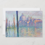 Carte De Remerciements Claude Monet - Grand Canal, Venise<br><div class="desc">Le Grand Canal,  Venise - Claude Monet,  Huile sur toile,  1908</div>