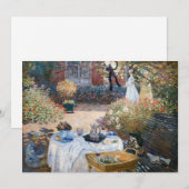 Carte De Remerciements Claude Monet - Le déjeuner, panneau décoratif (Devant / Derrière)