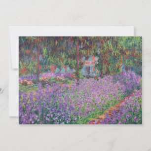 Carte De Remerciements Claude Monet   Le jardin de l'artiste à Giverny