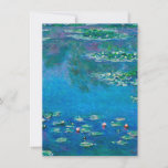 Carte De Remerciements Claude Monet - Lilies d'eau 1906<br><div class="desc">Claude Monet - Water Lilies 1906. La célèbre peinture artistique.</div>