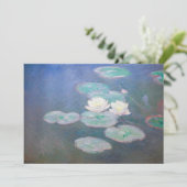 Carte De Remerciements Claude Monet - Lys à eau, effet du soir (Debout devant)