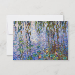 Carte De Remerciements Claude Monet - Lys d'eau