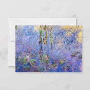 Carte De Remerciements Claude Monet - Lys d'eau
