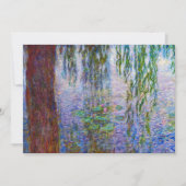 Carte De Remerciements Claude Monet - Lys d'eau (Devant)