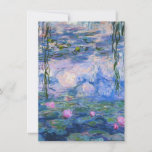 Carte De Remerciements Claude Monet - Lys d'eau 1919<br><div class="desc">Claude Monet - Water Lilies 1919. La célèbre peinture artistique.</div>