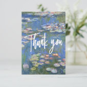 Carte De Remerciements Claude Monet // Nappes d'eau (Debout devant)