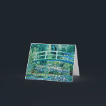 Carte De Remerciements Claude Monet - Nappes D'Eau Et Pont Japonais<br><div class="desc">Claude Monet - Nappes D'Eau Et Pont Japonais (1899)</div>