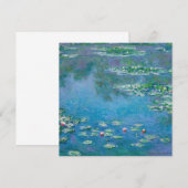 Carte De Remerciements Claude Monet - Nymphéas 1906 (Devant / Derrière)