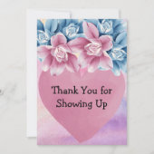Carte De Remerciements Client Thank You Card from Your Therapist – Custom (Devant)