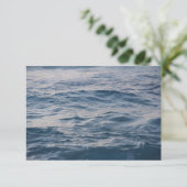 Carte De Remerciements Closeuse d'eau de mer (Debout devant)