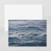 Carte De Remerciements Closeuse d'eau de mer (Devant / Derrière)