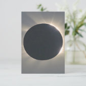 Carte De Remerciements Clôture de l'éclipse solaire (Debout devant)