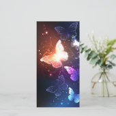 Carte De Remerciements Clowing Night Butterflies (Debout devant)