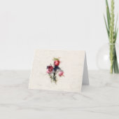 Carte De Remerciements Cluster de tulipes (Devant)