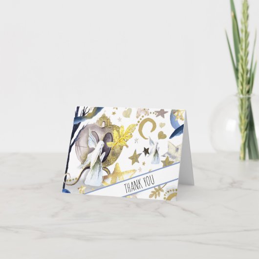 Carte De Remerciements *** Coach pour bébé shower Thank You (Devant)