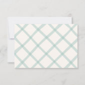 Carte De Remerciements Coastal Chic Mariage (Dos)