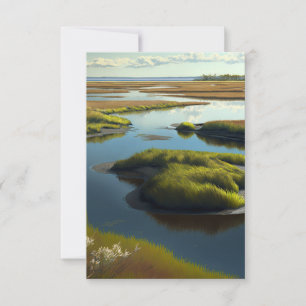 Carte De Remerciements Coastal tranquillité