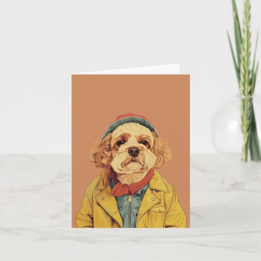 Carte De Remerciements Cockapoo (Devant)