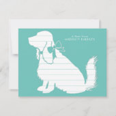 Carte De Remerciements Cocker Spaniel Chien Chien Puppy (Devant)