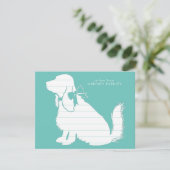 Carte De Remerciements Cocker Spaniel Chien Chien Puppy (Debout devant)