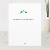 Carte de remerciements : Cocker Spaniel Vine & Ros (Dos)