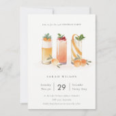 Carte De Remerciements Cocktail de Fruits mignon Orange N'importe quel âg (Devant)