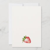 Carte De Remerciements Cocktail Mariage Rose Fruité Margaritas (Dos)