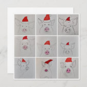 Carte De Remerciements Cocos de Noël (Devant / Derrière)