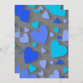 Carte De Remerciements Coeur de papier décoratif 4 (Devant / Derrière)