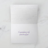Carte De Remerciements Coeurs Mariages roses avec des noms (Intérieur)