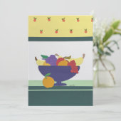 Carte De Remerciements Collage de fruits abondants (Debout devant)