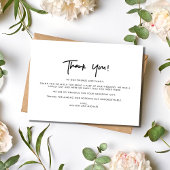 Carte de remerciements Collage photo du jour du ma