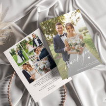Collage photo moderne de mariage calligraphie 6