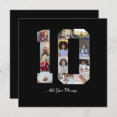 Carte De Remerciements Collage photo numéro 10 (Devant / Derrière)