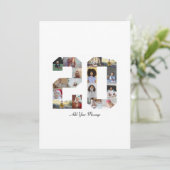 Carte De Remerciements Collage photo numéro 20 (Debout devant)