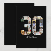 Carte De Remerciements Collage photo numéro 30 (Devant / Derrière)