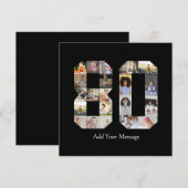 Carte De Remerciements Collage photo numéro 80 (Devant / Derrière)