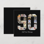 Carte De Remerciements Collage photo numéro 90 (Devant / Derrière)