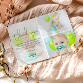 Carte De Remerciements Collage photo pour enfants moderne