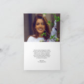 Carte De Remerciements Collage photo simple Graduation moderne (Intérieur)