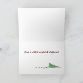 Carte De Remerciements Collection Chaos de Noël : Rhino (Intérieur)