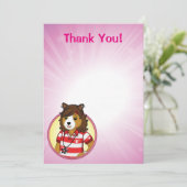 Carte De Remerciements Colley de PJ (Debout devant)