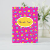 Carte De Remerciements Coloré (Debout devant)