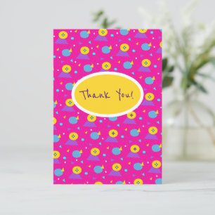 Carte De Remerciements Coloré