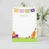 Carte de remerciements coloré d'anniversaire de (Debout devant)