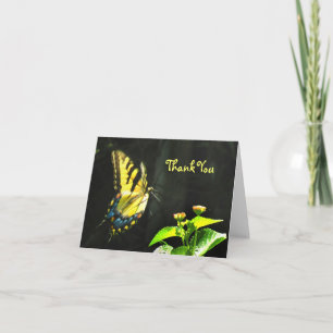 Carte De Remerciements Colorful Butterfly