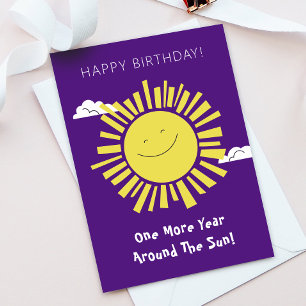 Carte De Remerciements Colorful Funny Happy Birthday Greeting Card