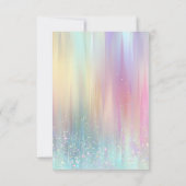 Carte De Remerciements Colorful Minimal Professional (Dos)